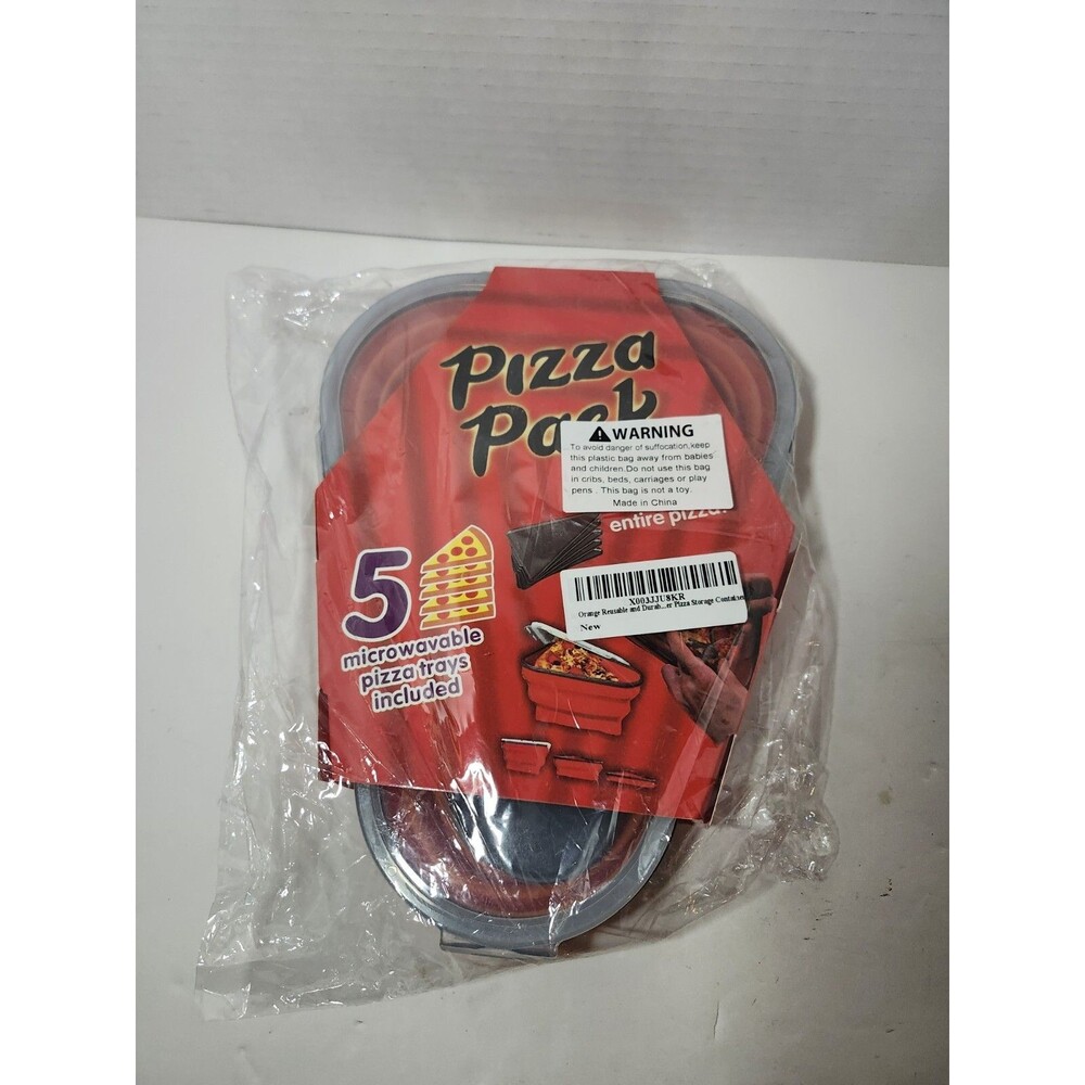 Pizza Storage Container Foldable - Triangular - Picture 2 of 2